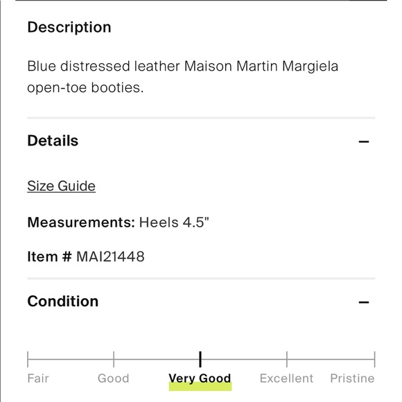 Maison Martin Margiela Wide Ankle Open Toe Booties Sz. 40 - Picture 8 of 8